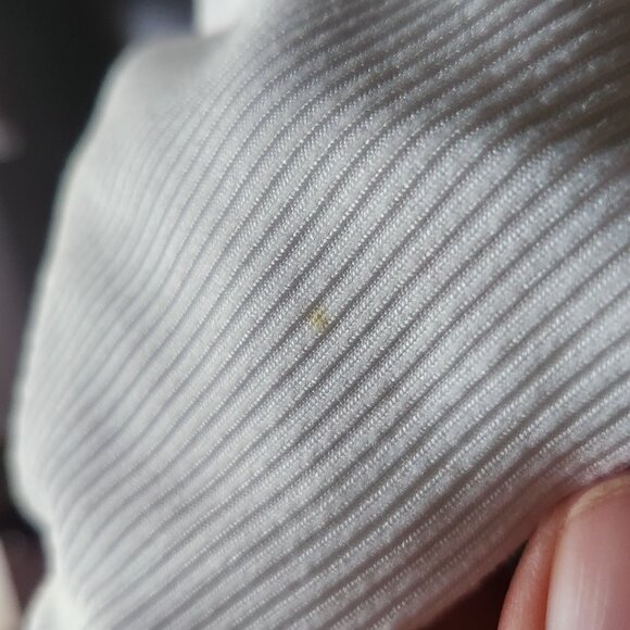 Cute White Ribbed baby tee Candy Cane Heart by NEW LOVE - Picture 6 of 6